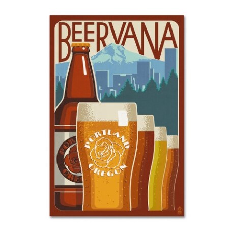Trademark Fine Art Lantern Press 'Alcohol 1' Canvas Art, 12x19 ALI8307-C1219GG